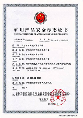 矿用168TY体育官网证书-5